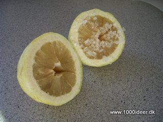 Naturlig rengring med citroner 