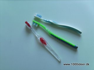 Brugte tandbrster til rengring