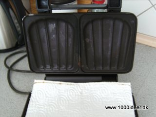 Rengring af toaster eller vaffeljern 