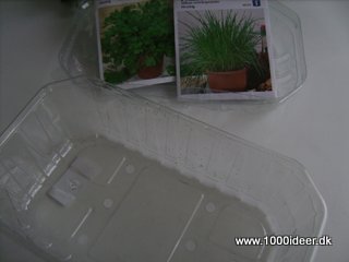 Minidrivhus  genanvendelse af plastbokse