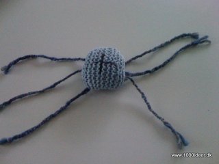 Det frste strikkeprojekt  en edderkop?