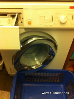Vaskemaskine der lugter