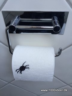 Edderkopper p toiletpapiret